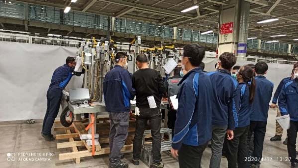 沈陽(yáng)鐵西寶馬G28BEV項(xiàng)目樣板夾具通過(guò)客戶(hù)驗(yàn)收，現(xiàn)場(chǎng)正式開(kāi)工